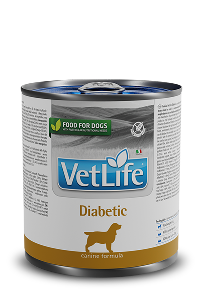 Vet Life Diabetic 糖尿控制配方處方濕糧 狗糧 300g x 6