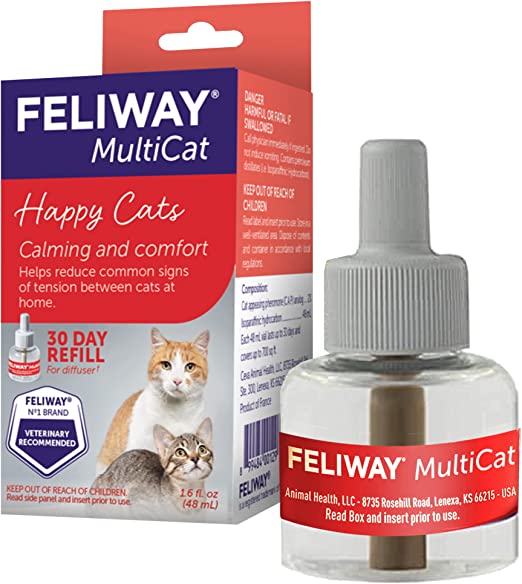FELIWAY - MultiCat Calming Pheromone 30 Day Refill 48ml (No BOX) (Parallel Import)