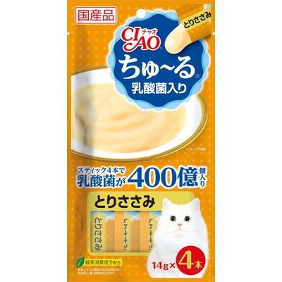 CIAO - Japanese Lactobacillus Cat Strips Chicken fillet Flavor 14g X4