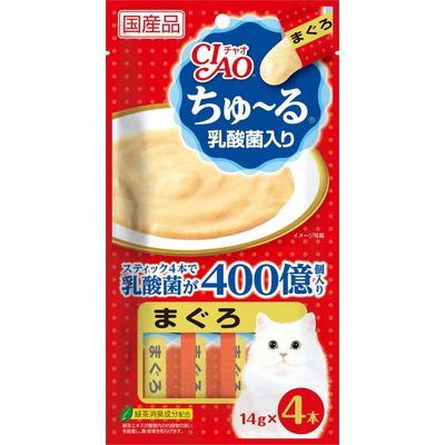 CIAO - 日本乳酸菌肉泥 貓條 鮪魚味 14g X4  