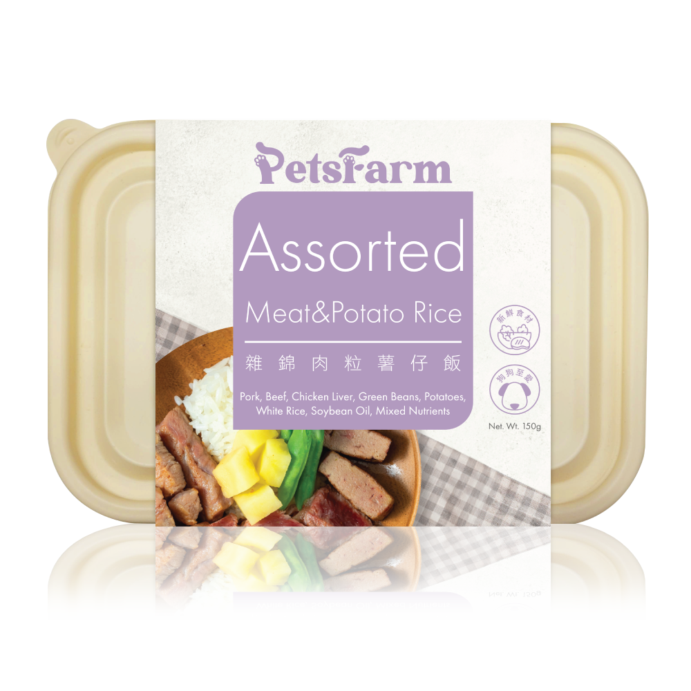 PetsFarm Assorted Meat & Potato Rice