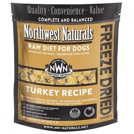 Northwest Naturals Dog Freeze Dried Turkey Nuggets 12oz