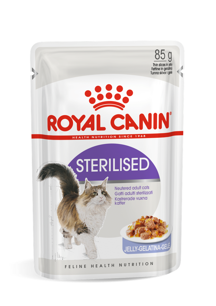 Royal Canin Cat Sterilised (Jelly)絕育成貓專用啫喱85g*12包