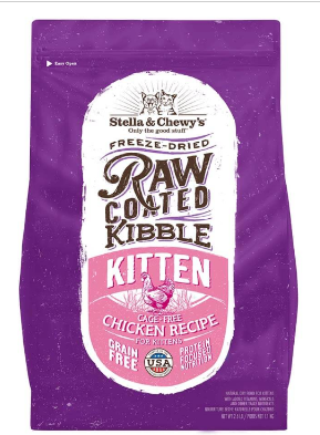 Stella & Chewy's - Raw Coated Kibble Kitten Cage-Free Chicken Recipe for Kittens 2.5lb