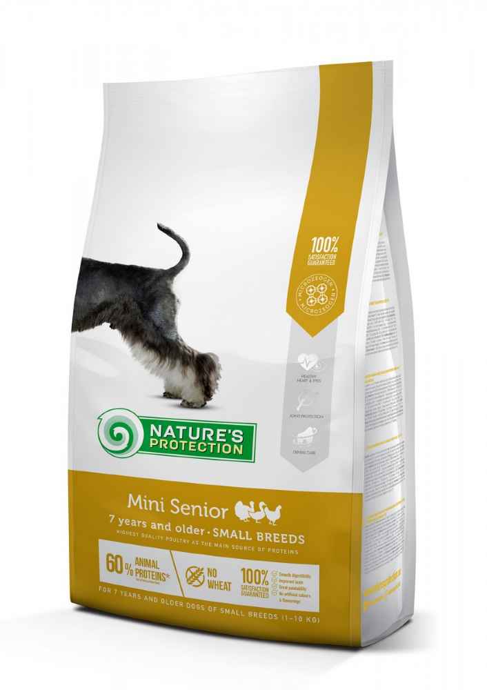 Nature's Protection MINI SENIOR COMPLETE PET FOOD FOR SENIOR DOGS OF SMALL BREEDS 7.5kg