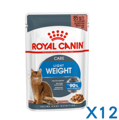 Royal Canin Cat FCN 成貓體重控制加護主食濕糧（肉汁）85g X12
