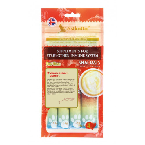  ástkatta - Grain Free Pure Tuna Snackats For Cats 14gx4