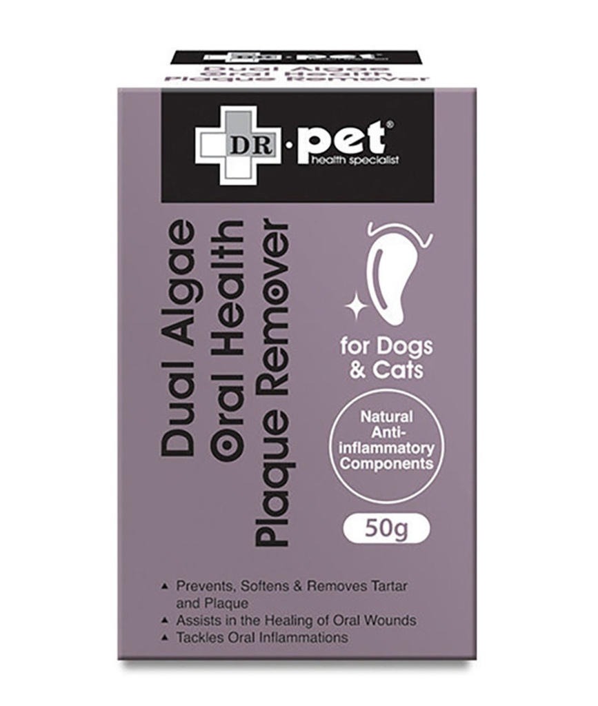 Dr.Pet Dual Algae Oral Health Plaque Remover 50g 