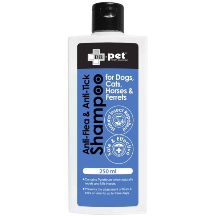 Dr.Pet 醫立得潔毛液 – 抗跳蚤及牛蜱配方 250ml