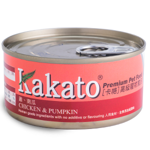 kakato 雞、南瓜 貓犬用罐頭 70g