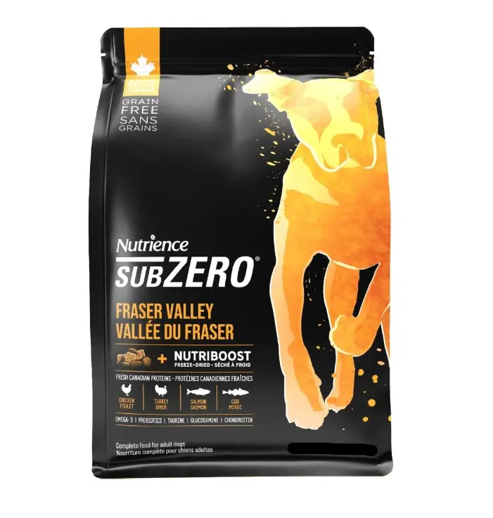 Nutrience SubZero 凍乾鮮雞肉 無穀物 雞肉、火雞、海魚 狗糧 4lb #D6713