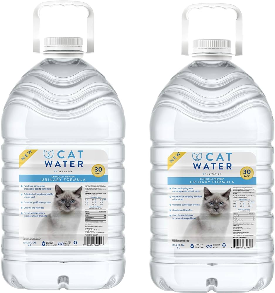 VetWater天然防尿石強效守護配方 Cat 飲用水 4L x 4