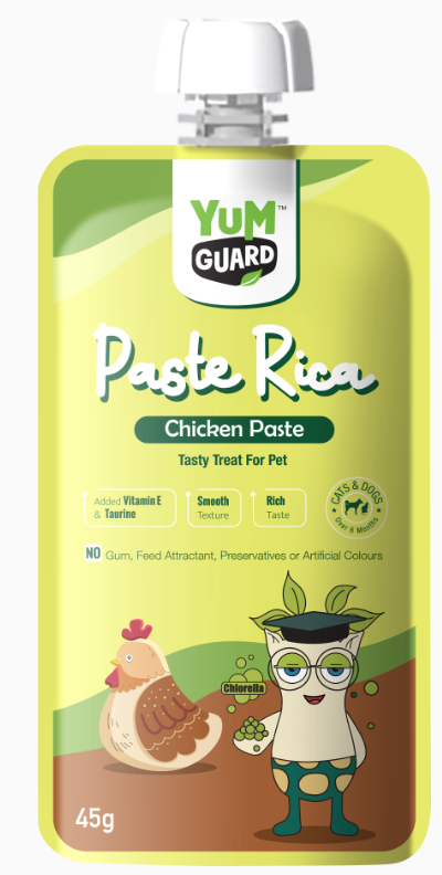 YUM GUARD Paste Rica (Chicken Paste) For Cat & Dog 45g