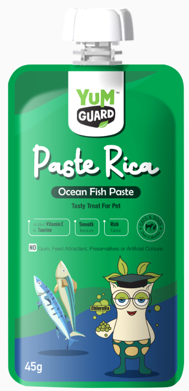 Yumguard 營加 Ocean Fish 鯖魚沙甸魚肉泥貓犬零食 45g 