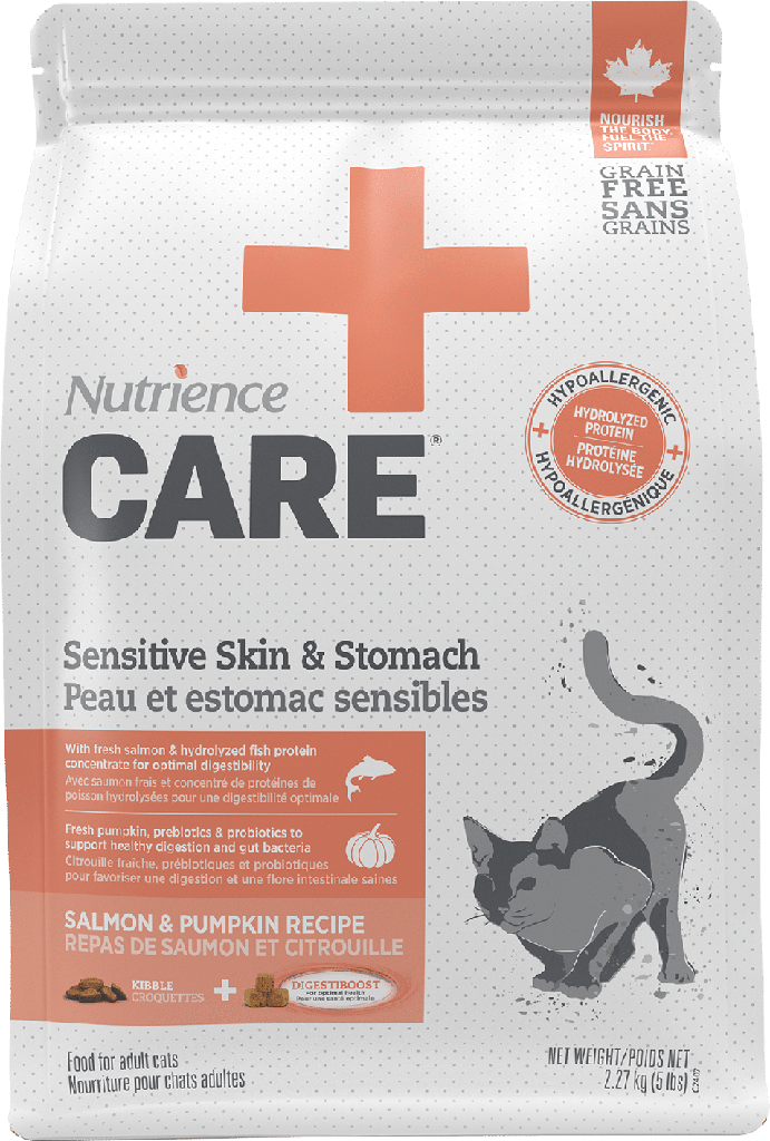 Nutrience - Care 護理敏感皮膚和胃| 低過敏貓糧 5LB