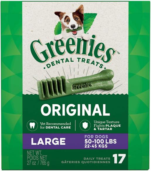 Greenies - Original Large (50-100lb) Dental Treats 27oz 