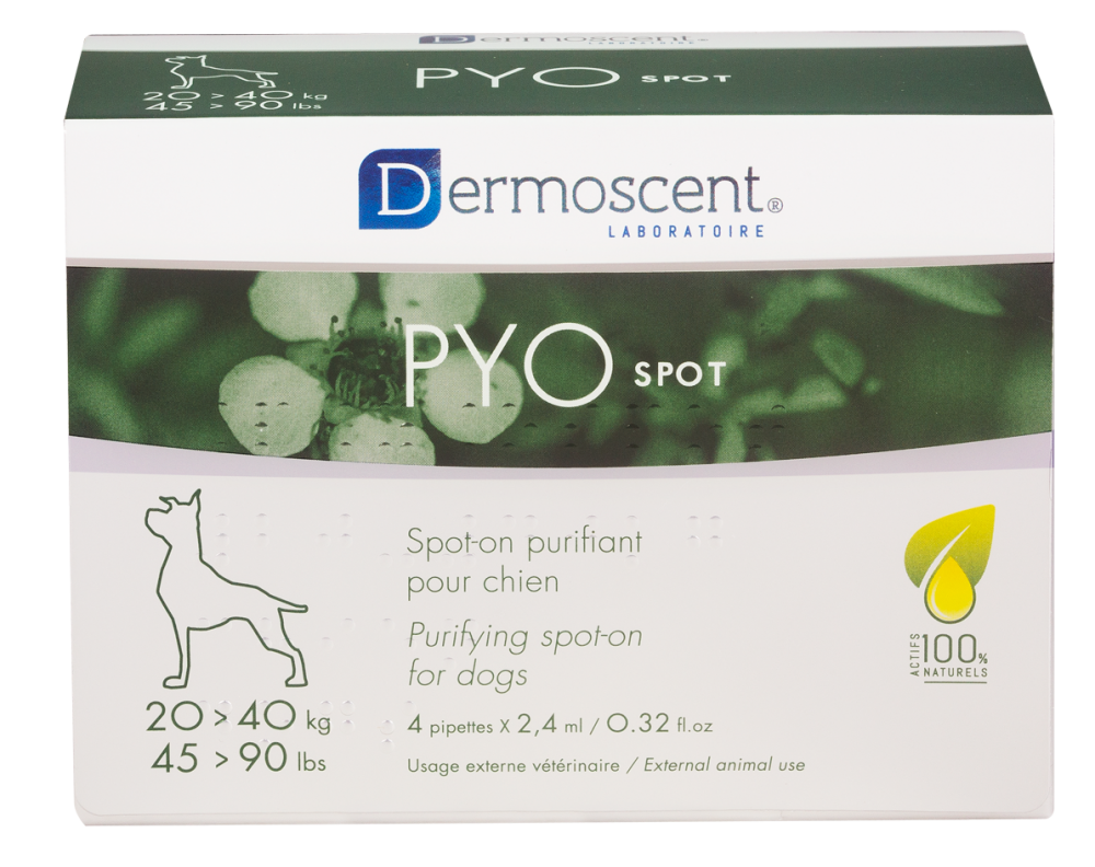 DERMOSCENT PYO Spot pour for dogs (20-40kg)