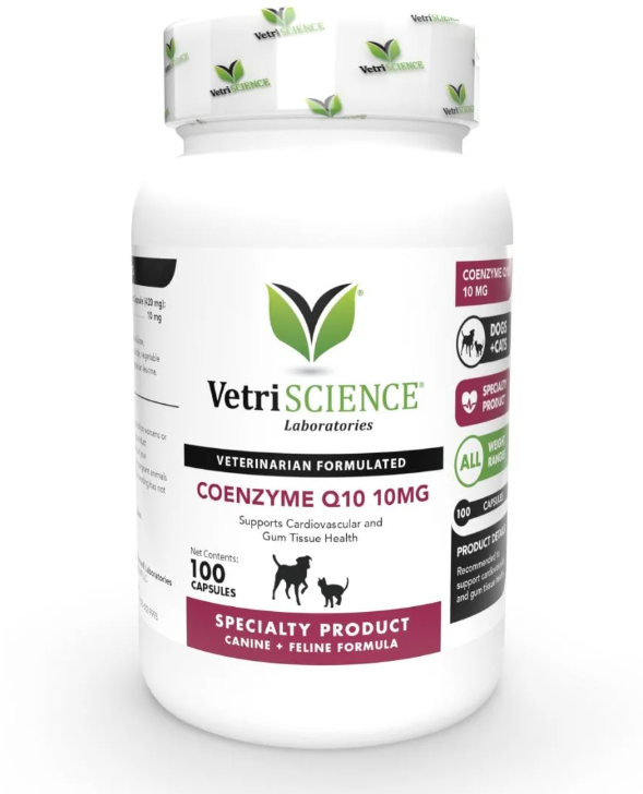 Coenzyme Q10 Antioxidant Supplement for Dogs & Cats 100 CAPSULE 輔酶素