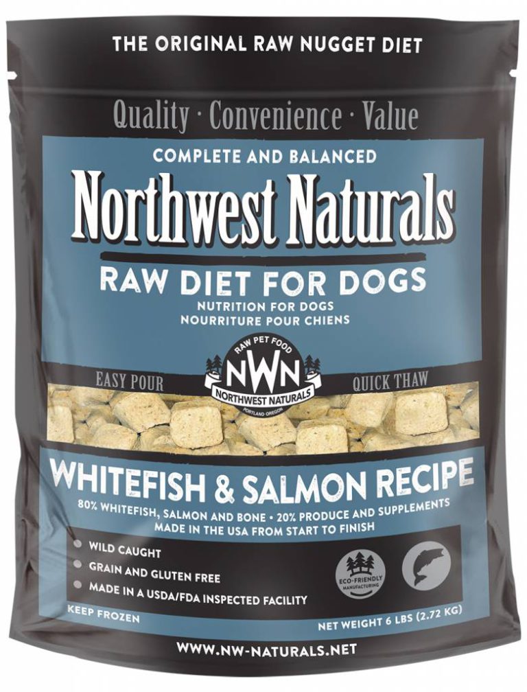 Northwest Naturals Grain-Free Dehydrated Freeze-Dried Dog Food White Fish & Salmon 25oz