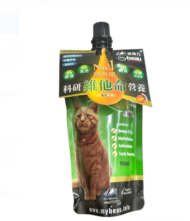 My Beau 維寶力 紐西蘭專利維他命營養啫喱貓配方150ml 