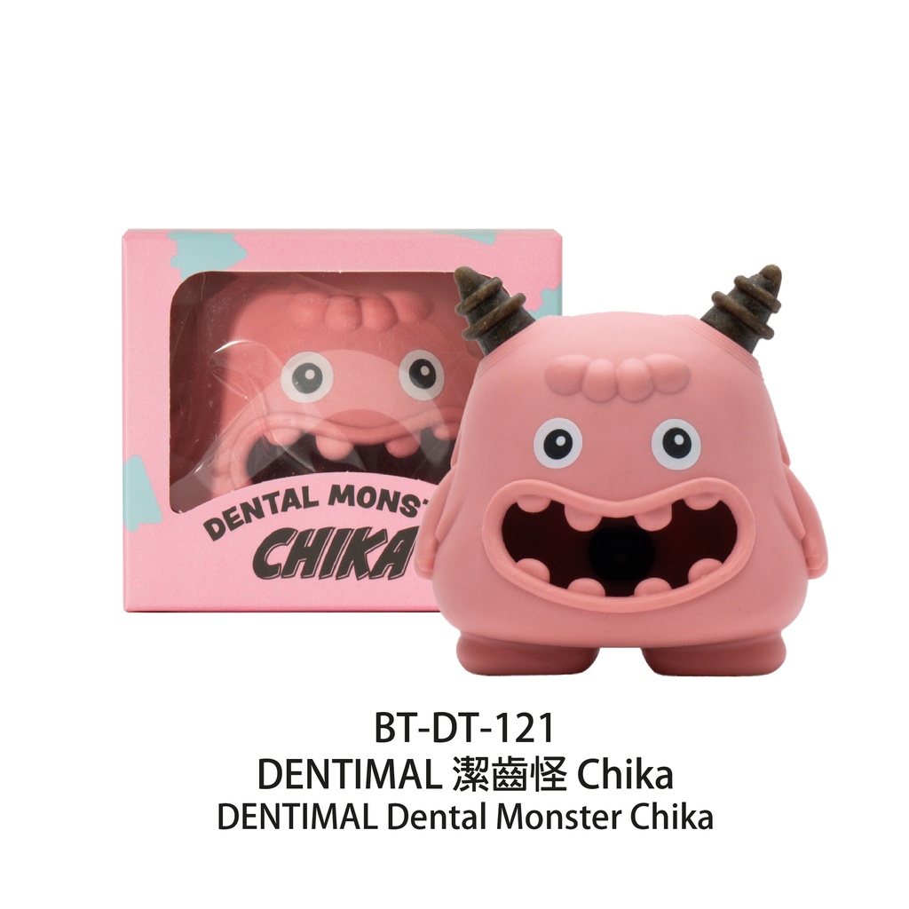 Breezy Tail Dentimal Dental Monster Chika (Pink Color) 1pc