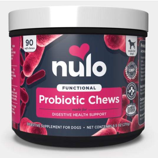 Nulo Functional Probiotic Chews for digestive health support 270g