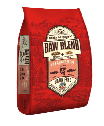 Stella & Chewy's Raw Blend Baked Kibble (Wild Caught Recipe) for Dogs 22lb