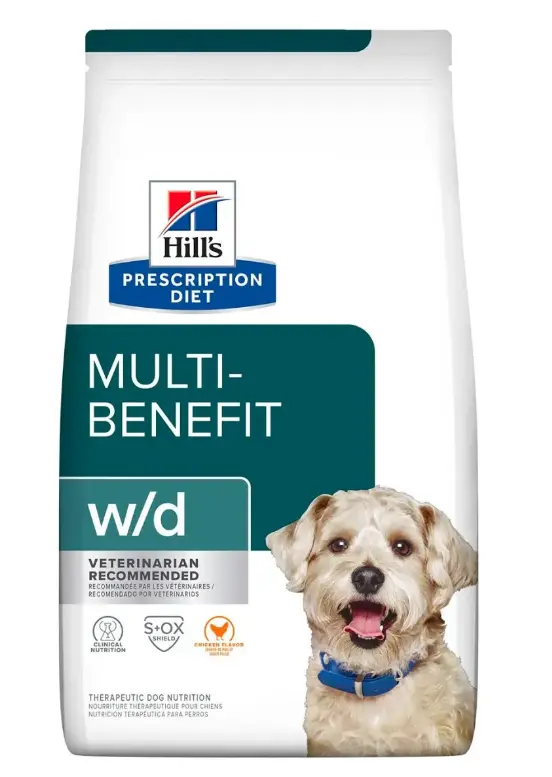 Hill's Prescription Diet w/d Multi-Benefit Dry Dog Food 27.5lbs