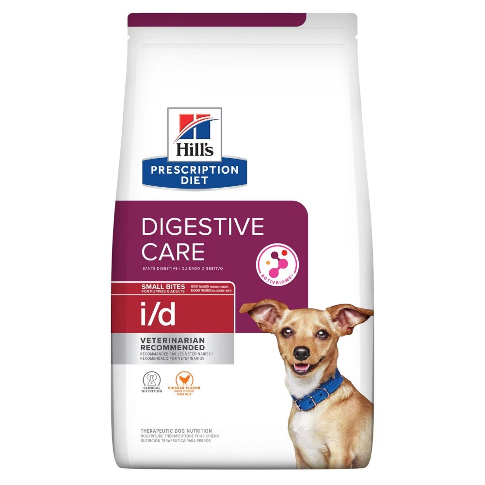 Hill's Prescription Diet i/d Digestive Care (Small Bites) Dry Dog Food 7lbs