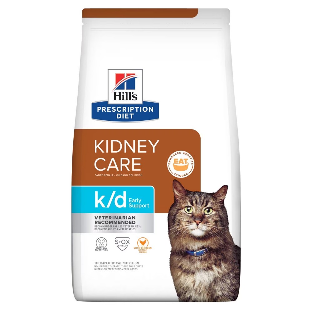 Hill's Prescription Diet k/d Kidney Care Early Support (Chicken) Dry Cat Food 4lbs