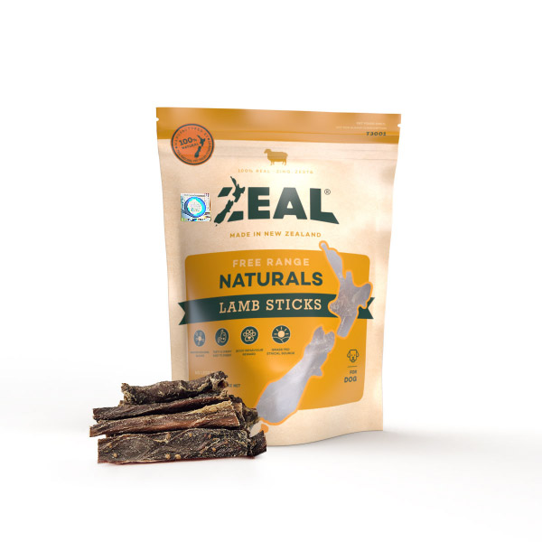 ZEAL- All Natural Treats( Lamb Sticks)  125g