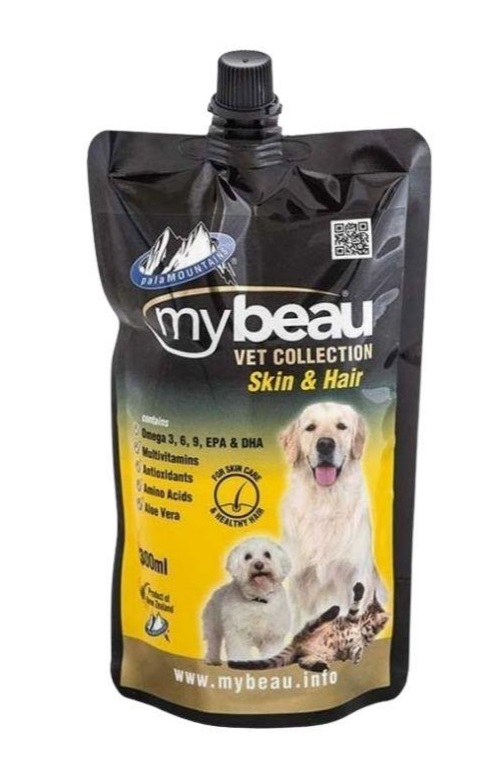 MYBEAU紐西蘭營養啫哩系列-貓狗皮毛護理配方 300ML