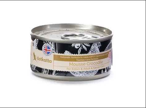 Astkatta Crocodile Mousse Complete Formula Adult Cat Wet Food 80g 