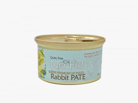 No Fish Cat Rabbit Pate Grain Free Canned Cat Food  85g 