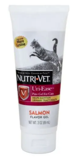 Nutrivet Uri-Ease Salmon Flavor Gel for Cats 3oz