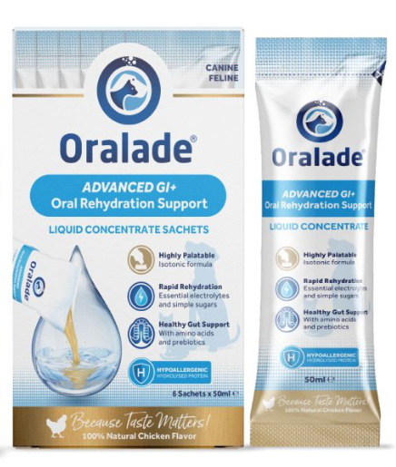 Oralade GI Support 水分及營養補充濃縮液 (貓犬適用) 50ml x 6小包 