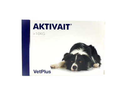 Vetplus Aktivait for Brain Function in Medium & Large Breed (>10kg) Dogs 60 Caps