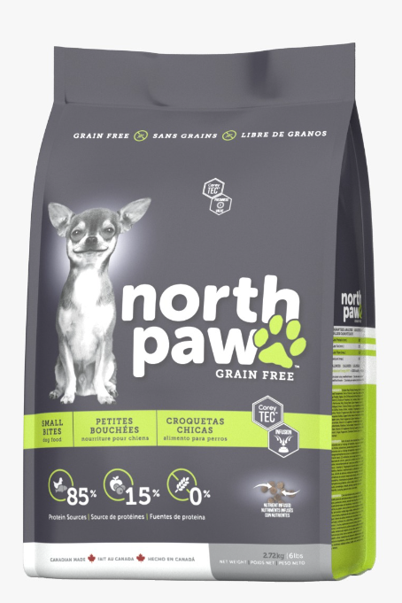 North Paw 無穀物小型成犬 雞肉鯡魚配方 狗糧6lb