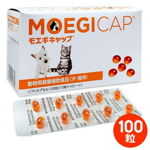 共立製藥⾙節益-軟膠囊 MOEGICAP 100粒 (貓犬用)