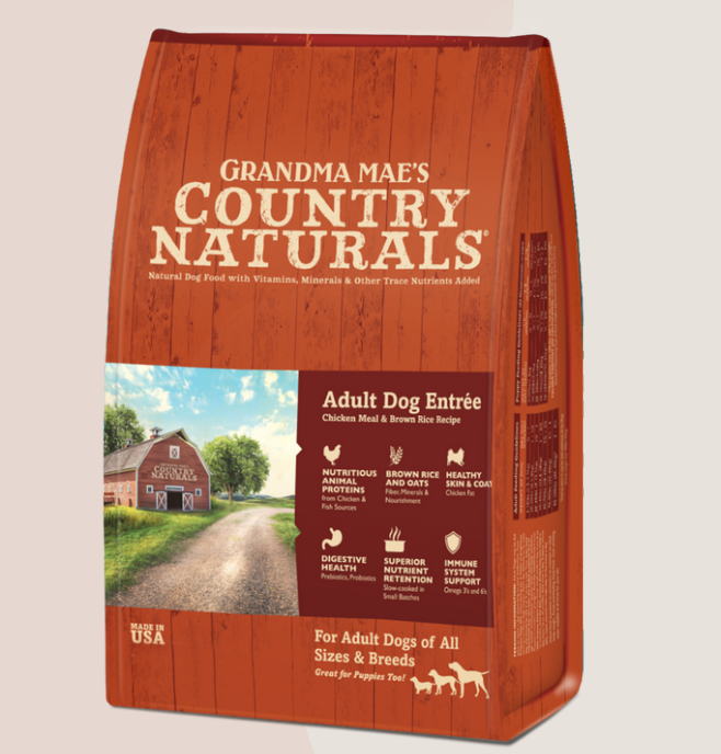 COUNTRY NATURAL Herring and Chicken Sensitive Stomach Formula for Adult Dog Dry Food 12lb