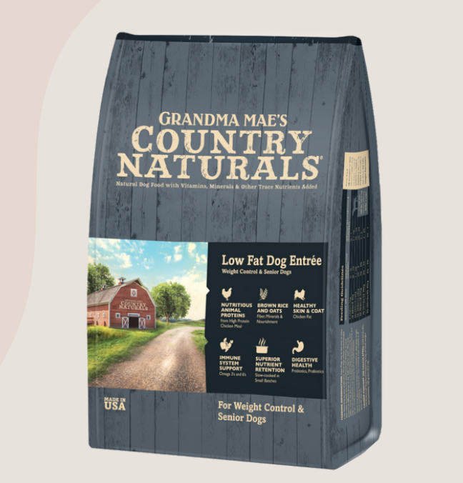 Country Naturals Senior Weight Control Chicken Formula Dry Dog Food 12lb