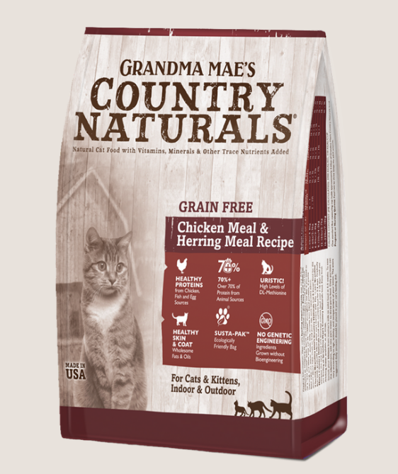 Country Naturals Grain Free Chicken & Herring Recipe Cat Dry Food 6lb