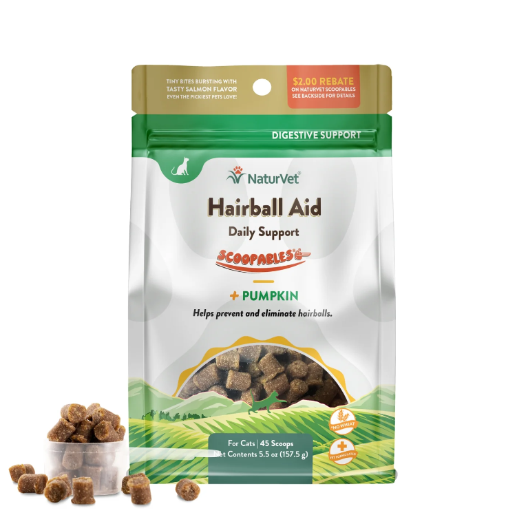  NaturVet Hairball Aid for Cat (Bag) 5.5oz