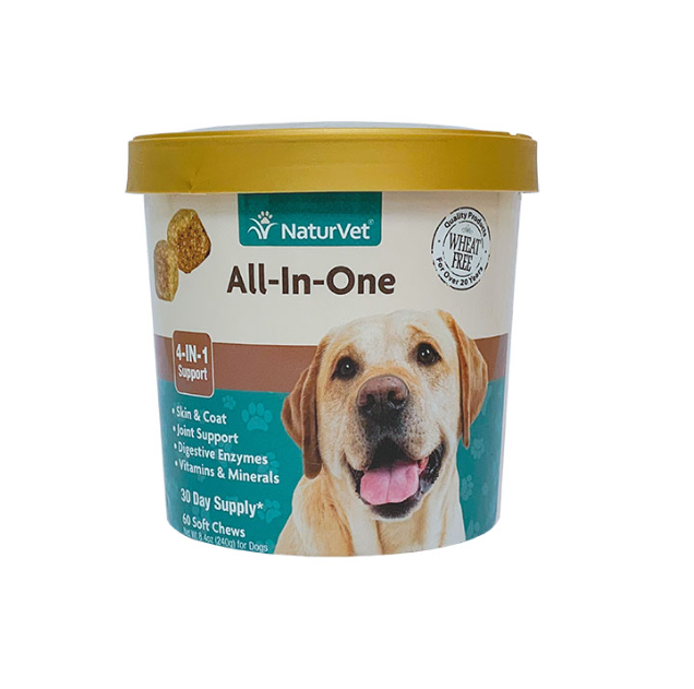 NaturVet All-In-One Soft Chew Cup for Dogs 8.4oz