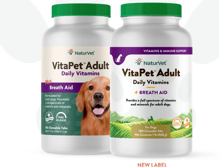 NaturVet VitaPet™ Adult Daily Vitamins (180 Chewable tabs ) 1lb
