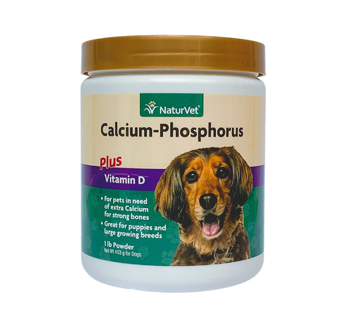 NaturVet Calcium-Phosphorus Powder for Dogs 1lb