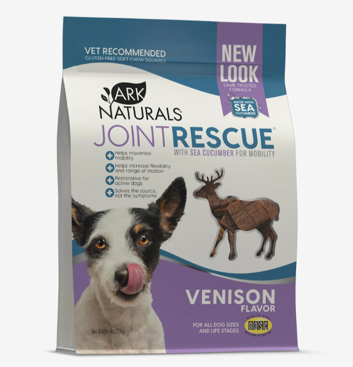 Ark Naturals 犬用關節保健海參配鹿肉軟片小食 9oz