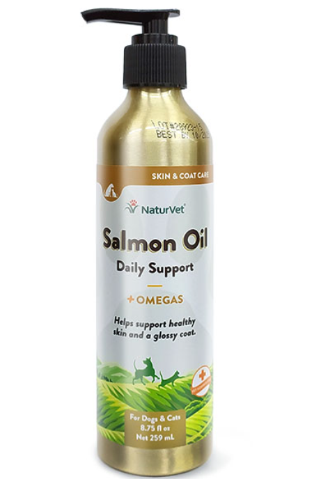 NaturVet Salmon Oil for Skin & Coat 259ml