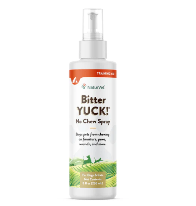 NaturVet Bitter Yuck® No Chew Bitter Spray for Cats & Dogs 236ml