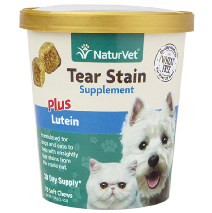 NaturVet Tear Stain Supplement Soft Chews 5.4oz